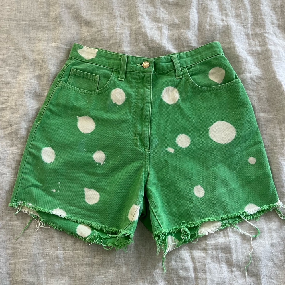 Vintage Versace Denim Shorts 💚